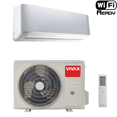VIVAX R+ DESIGN SILVER inverterski klima uređaj 2,93kW, ACP-09CH25AERI+ SILVER R32