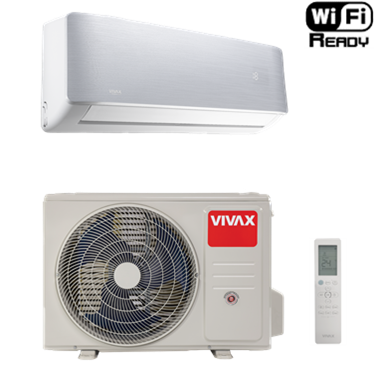 VIVAX R+ DESIGN SILVER inverterski klima uređaj 3,81kW, ACP-12CH35AERI+ SILVER R32